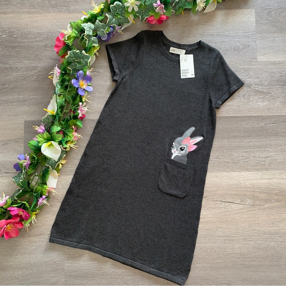 NWT H&M Girl’s Fine Knit Sweater Dress - size 8-10Y